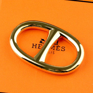 Elegant Large Size Pure Copper Scarf Buckle High-End Fashion Accessory Versatile Fixed Clasp for Square Scarves Luxury Decoration