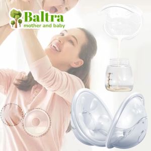 Baltra Silicone Mothers Milk Collector With Scale Wearable Anti Spill Breast Pads Nipple Pain Protector