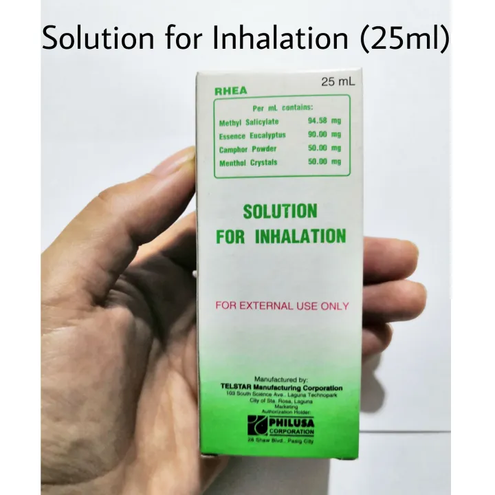 Solution for Inhalation (25ml) for the relief of colds, coughs and ...