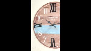 นาฬิกาแขวนผนัง LOFT NEW YORK NEW ERA ระบบQuartz นาฬิกา นาฬิกาVintage