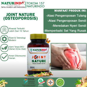 Joint Nature 50 kapsul: Obat Pengapuran Tulang & Sendi