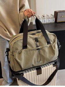 Large Capacity Expandable Travel Bag Shoulder Handbag for Short Business Trips And Maternity Separate Wet And Dry Men And Women