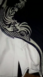 Koko Jumbo Pria Lengan Pendek Polos Motif Bordir naga marun Big size M L XL XXL 3XL 4XL 5XL