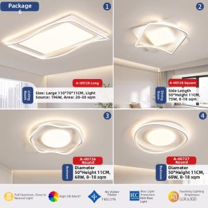 smeou | Smart Eye-protective Modern Simple Ceiling Light