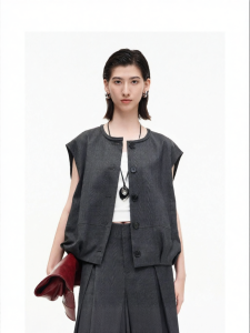 High Intelligence Sensibility Jacket Vest Summer New Design Loose Shoulder Fall