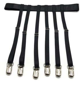 Anti-Slip Socks Holder up Leg Ring Waist Band Nylon Fabric One Size Fits All Hidden Fastener Stocking Tights Suspenders