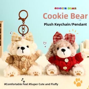 LONGKUI | Cute Teddy Bear Plush Toy with Backpack Hang Tag