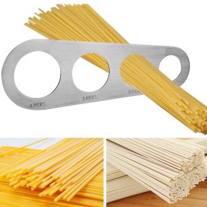 Stainless Steel 1Pcs Kitchen Tools Accessories Pasta Noodle Measure 4 Holes Spaghetti Measurer