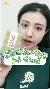 Gel Rửa Mặt Trà Xanh Chăm sóc da mặt Phấn Nụ Hoàng Cung Sạch Sâu Ngừa Mụn Chống Lão Hoá Dung Tích 120ml