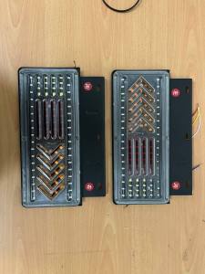 ISUZU/HICOM LED NEW DESIGN TAIL LAMP 1SET=1PAIR 24V #isuzu #hicom #taillamp #trailer #new #led #light #ledbehind #3D #hd