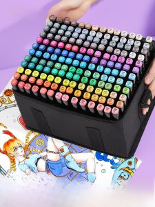 Touchmark Oil-Based 48 Colors 60 Colors 80 Colors Markers Set for Art Drawing Anime Painting Acrylic Elementary School Students