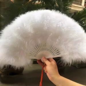 Jiaxun | Feathered Folding Fan for Dance Performance