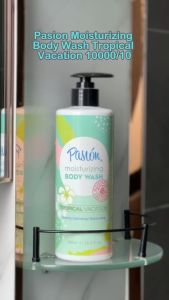 [Suit For Sensitive Skin] Pasion Premium Moisturising Body Wash 500ml - Tropical Vacation | 90% Natural Ingredient | Suitable For Eczema