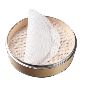 Dim Sum Mesh Non-Stick Free Brushing Oil Silicone Non-Stick Cage Pad Silicone Steamer Cloth Steamed Barbie Steamed Pad Anqing Steamed Pad