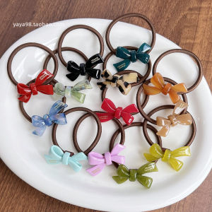 Exquisite Bowknot Hair Ring ~ South Korea France Small Size Hair Rope Bun French High Ponytail Rubber Band