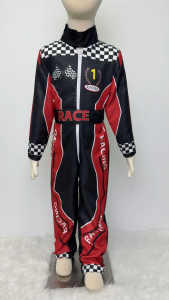 Car Racing Costume for Kids Boy Girl Career Day Career Guidance Jumpsuit School activities Halloween