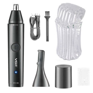 VGR | VGR 2in1 Washable Nose Hair Trimmer For Men&Women Grooming Beard Electric Ear,Eyebrow Trimer For Facial,Neckline Rechargeable