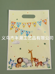50-200PCS Thickened Plastic Gift Bags Birthday Party Durable Candy Loot Bags Kids Favors Goodies Bag