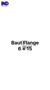 Baut-Baud-Bolt Flange-Topi M6x15-6x15 K8-Kunci 8