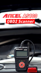 ANCEL AS100 Obd2 Scanner Check Engine Code Reader Scan Tool Odb2 Car Scanner Fast Clear Fault Code Diagnosis Tool Automotive Scanner Ecu Reset Tool Car Diagnostic Tool