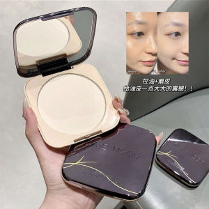 KeKe Mood Large Powder Cake Oil Control Makeup Setting Long Lasting Natural Translucent Brightening Loose Powder for All Skin Types