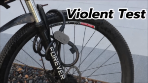 Bike Lock ล็อคจักรยานแบบลายนิ้วมือพร้อมกุญแจ ล็อคแบบบลูทูธดิจิทัลอิเล็กทรอนิกส์อัจฉริยะแบบทนทานป้องกันการโจรกรรม