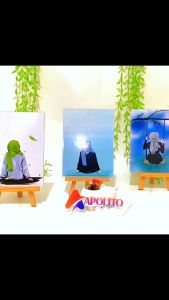 HIASAN DINDING PAJANGAN Wall Decor Hiasan Dinding KAYU Rumah POSTER Beautifull Hijab LUKISAN CEWEK