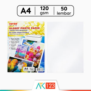 Kertas Foto / Glossy Photo Paper A4 120 gsm Joyko GSP-A4-120