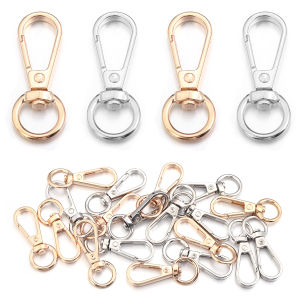 10Pcs/Lot Metal Bags Buckle Swivel Lobster Clasp Trigger Clip Snap Hook Handbag Hanger KeyChain DIY Jewelry Making Accessories