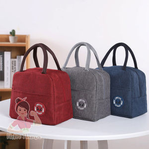 Tas Kotak Makan Termal: Thermal Insulator Lunch Box Cooler Bento Bag