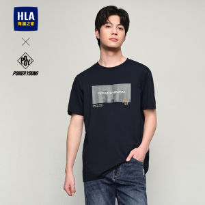 Áo Thun Nam Cổ Tròn Power Young Ice Sensation Mùa Hè 2024 Áo Thun Cotton Polyester Thường Ngày Thời Trang Thành Phố