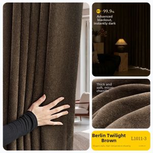 Total Blackout Window Curtains Light Luxurious and Simple