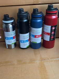 cologer 600/800/1000ml Thermos Double Wall Vacuum Insulation Stainless Steel Water Bottle BPA Free Fashion Design Hot and Cold Portable Creative Outdoor Travel Sports Fitness Stainless Steel Water Bottle#bz03