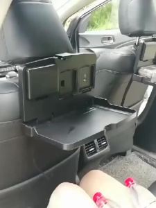 Portable Car Dining Table Folding Food Cup Tray Car Interior Storage Shelf Back Seat Cup Holde Multi-function Car Auto Parts
