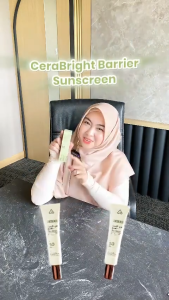 Amura CeraBright Barrier Sunscreen SPF 50 PA+++ | Mencerahkan Melembapkan & Melindungi dari Sinar UV