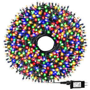 100LED-1000LED LED Strip Chain Christmas Decor Lamp for Tree Stair Handrail Yard Wall Ceilings Use8 Flashing Modes 10M-100M