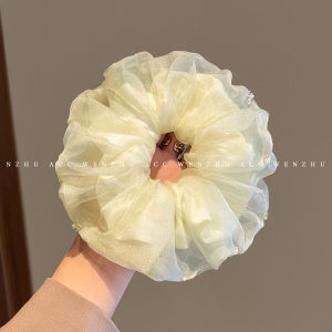 WENZHU | Elegant Korean Gentle Fluffy Low Ponytail Hair Tie