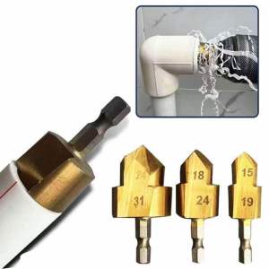 Bộ 3 mũi khoét ống nhựa PPR 19-32mm