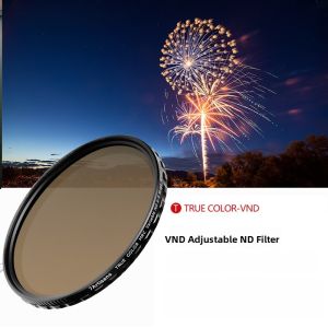 NiYi Focus | Variable ND Filter Adjustable Exposure Reduction Lens For Canon Nikon Sony Fuji DSLR Cameras 67/72/77/82mm Filters NiYi Focus