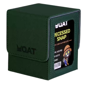 QAT Showcase Convertible | Premium Leather Magnetic Deck Box TCG