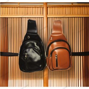 SLING BAG JN1696 TAS SELEMPANG KULIT PU PRIA DAN WANITA PREMIUM