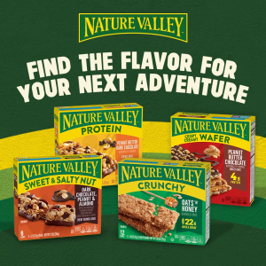 Nature Valley Oats & Dark Chocolate/Oats ’n Honey/Roasted Almond Bars 5x42g