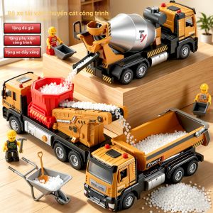 Bộ Xe Công Trình Hợp Kim Điện Tử Cho Trẻ Em