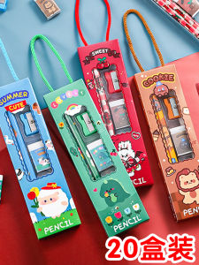 Creative Gift Box Cartoon Style Desk Supplies Set Portable Birthday Favor Gifts for Kindergarten And Primary School Students