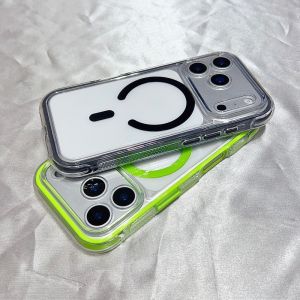 Magnetic Wireless Charging Business Shockproof Case with Matte Texture for iPhone 17/16/15/14/13 Pro Max Plus