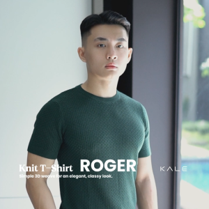 Kale Roger T-shirt Cotton Thread Asian Fit