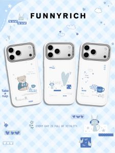 FUNNY RICH | Stylish Magnetic Leather Phone Cover for iPhone