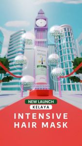 Kelaya Hair Mist & Hair Mask 190g - Revitalizer Keratin