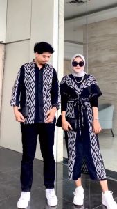 Baju Tenun Toraja Hitam - Dres Tenun Toraja Hitam
