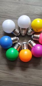 Dây Đui Đèn Trang Trí Ngoài Trời Kết Hợp Bóng Led Chanh Nhiều Màu [1W] - Đèn Led Thiên Vân